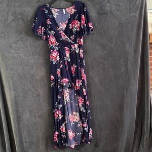 Floral Navy Dress